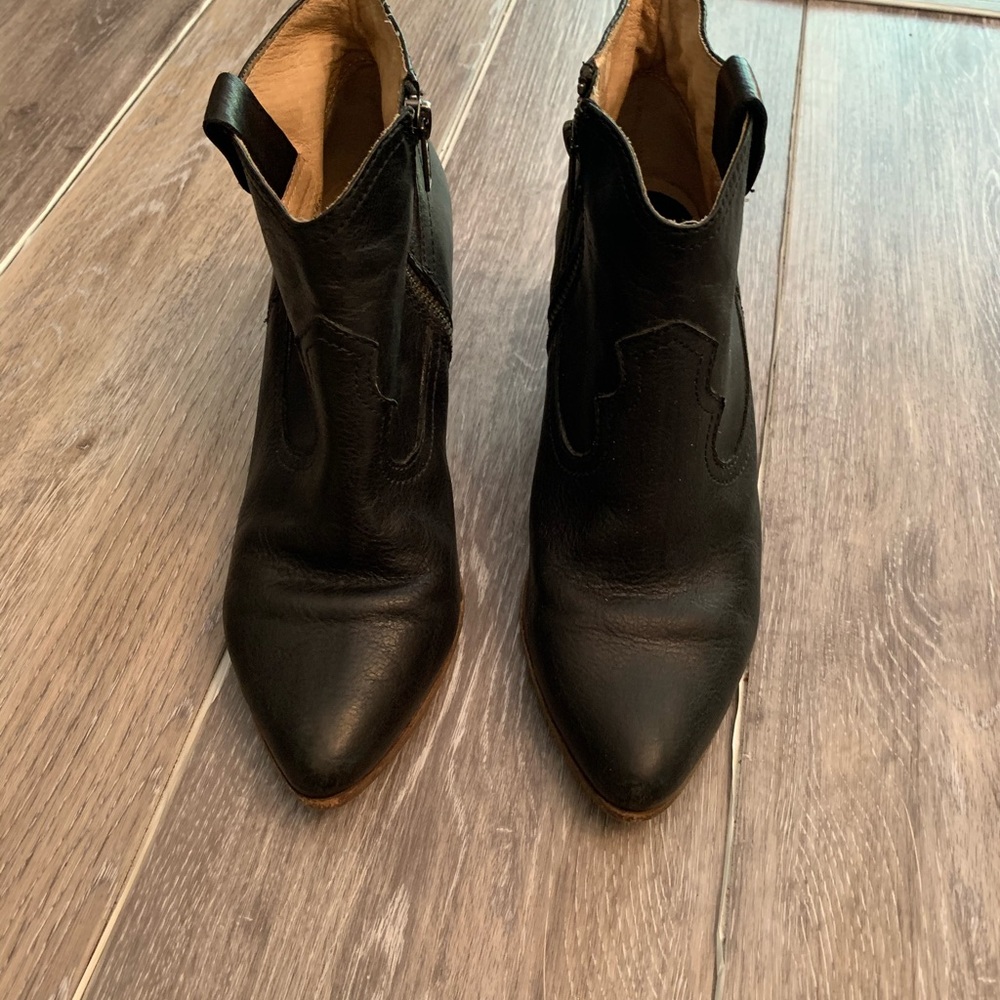 Frye Mid Heal Boot